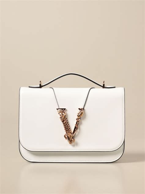 versace handbag white|versace handbags price.